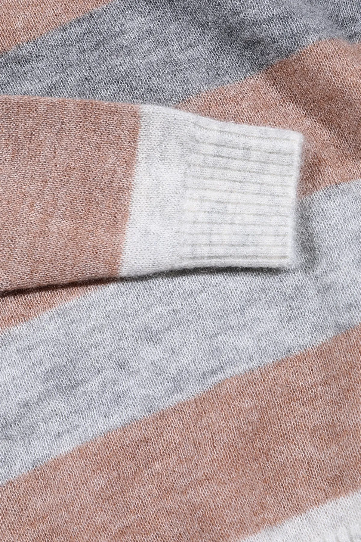 Brunello Cucinelli Kids Striped Crewneck Jumper