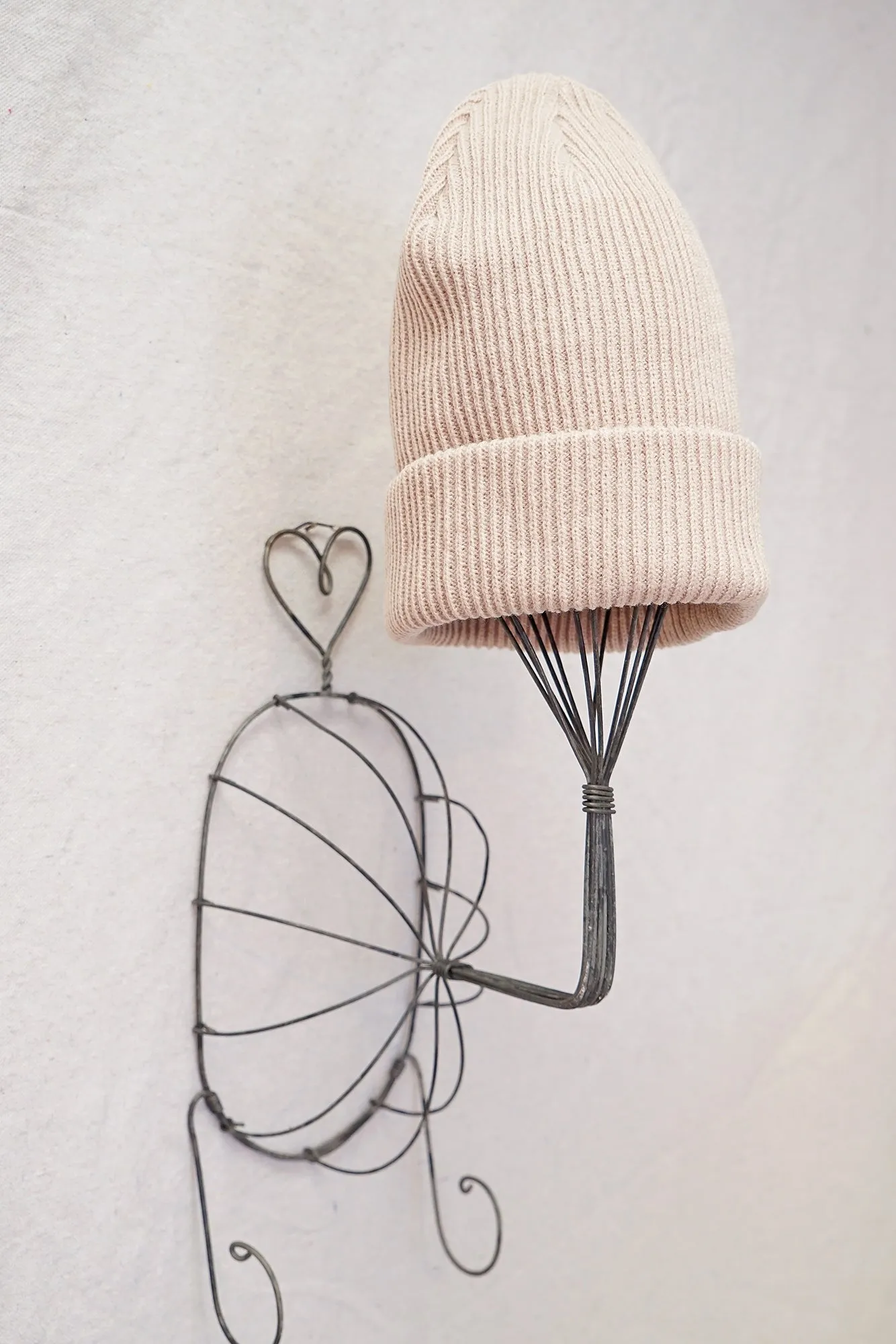 Knit Beanie- Beige