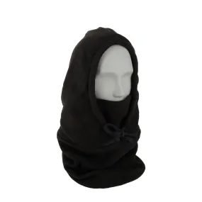 Lined fleece ski balaclava motorcycle neckerchief cold   UV face mask - Black